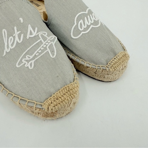 Soludos x Ceizer Let's Fly Away Smoking Slipper in Chambray Size 9 - Picture 3 of 12